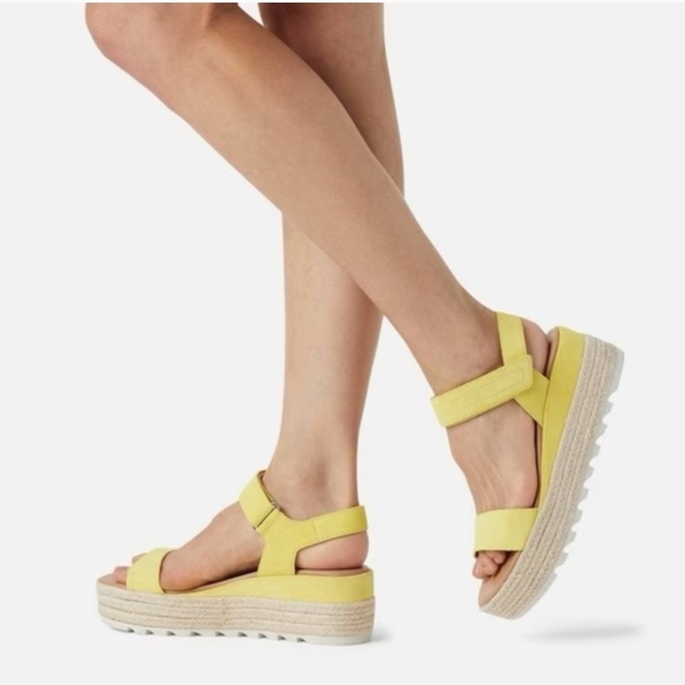 Yellow Platform Sandals